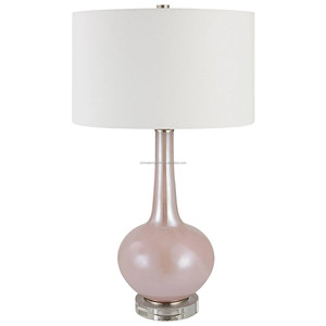 Gray Ribbed Textured Ceramic Modern Neutral <b>Table</b> Lamp with White Shade | Organic Rustic Lighting for Hotel Bedroom & Office - Product Image 5