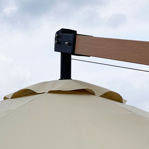 Sombrilla Solar Plegable para Jardín, Comercial, Personalizada, Directo de Fábrica, Resistente a la Lluvia, con Marco de Aluminio, para Uso en la Playa - Product Image 3