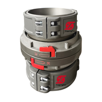 Raccord Storz à haute pression 8'-14' pouces, auto-verrouillant, en aluminium, connecteur rapide forgé, raccord de tuyau d'incendie, grande taille