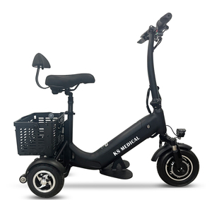 KSM-902 NUEVO Scooter Eléctrico Plegable de 3 Ruedas, Solo 16 kg, con Asiento para Adultos Mayores - Product Image 1