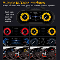 Pour Maserati Levante 2016-2023, tableau de bord numérique LCD, écran complet 12,3 pouces, compteur de vitesse, mise à niveau CarPlay sans fil, Linux