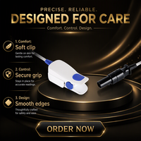 Compatible avec le capteur Spo2 Dixtal DX 2515, pince à doigt pour adulte DX 2022, 7 broches, 3 mètres, sonde Spo2 réutilisable pour usage hospitalier