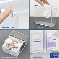 Boîtier de protection en acrylique pour Elite Trainer Box, design moderne et personnalisé, épaisseur premium 8+5mm, fermeture facile, chargement par le haut pour