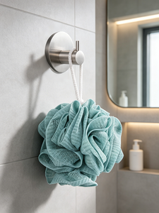 Crochets muraux adhésifs en métal pour salle <span class=keywords><strong>de</strong></span> bain, robustes, étanches, en acier inoxydable, pour serviettes et peignoirs - Product Image 6