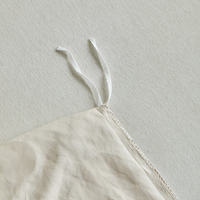 Parure de lit de luxe matelassée et moelleuse avec housse de couette et taies d'oreiller, motif cœurs 3D, blanc crème, taille Queen, vente en gros