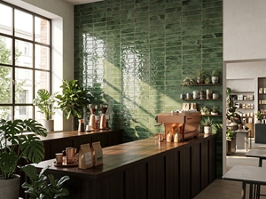 Vesta Series 75*300MM Interior Cerámica Metro Azulejo Ondulación Azulejo de pared esmaltado con inyección de tinta para baño moderno - Product Image 4