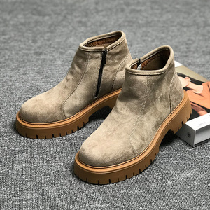 Botas Chelsea de Estilo Otoño 2026, Botas de Punta Abierta Transpirables y Versátiles, Botas Cortas Británicas de Trabajo Casuales Retro - Product Image 6