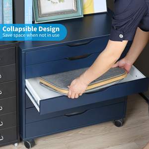 100L Tall <b>Laundry</b> <b>Basket</b> with Bamboo Handles for Clothes and Toys Storage, Freestanding <b>Collapsible</b> <b>Laundry</b> Hamper - Product Image 6