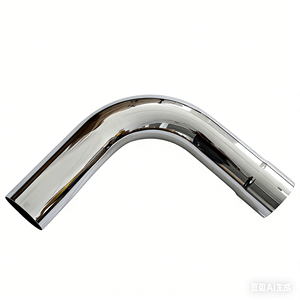 Coude d'échappement à 90 degrés de 4 pouces ID/OD x <span class=keywords><strong>9</strong></span>, 12, 18 pouces, courbure mandrinée, pour <span class=keywords><strong>silencieux</strong></span> de tuyau d'échappement robuste - Product Image 6