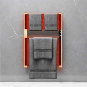 Sèche-serviettes électrique de salle de bain avec radiateur électrique intelligent carré IP54 - Product Image 6