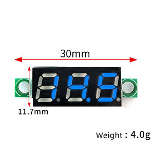 Voltmetro digitale CC da 0.28 pollici con tre fili/display digitale DC0-100V voltmetro a 3 fili - Product Image 3