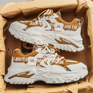 Chaussures de course respirantes pour hommes, baskets décontractées tendance à semelle épaisse - Product Image 4