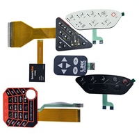 Servicio OEM Personalizado, Venta Directa de Fábrica, Superficie Táctil de Control, Superposición Gráfica, Membrana Impermeable