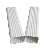 Couvre-gouttières en PVC étanches, descentes d'eau imperméables, système de gouttières d'eau de pluie pour maison avec sortie latérale