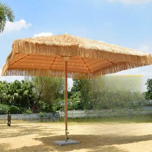 Sombrilla <span class=keywords><strong>de</strong></span> Jardín <span class=keywords><strong>de</strong></span> Lujo con Poste Lateral <span class=keywords><strong>de</strong></span> 8 Pies para <span class=keywords><strong>Piscina</strong></span>, Tipo Pagoda, Palapa, Parasol <span class=keywords><strong>de</strong></span> Jardín, Sombrilla <span class=keywords><strong>de</strong></span> Paja <span class=keywords><strong>de</strong></span> Palma para Patio Exterior - Product Image 3