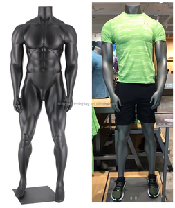 Maniquíes Masculinos Deportivos de Fibra de Vidrio de Alta Gama, Cuerpo Completo, <span class=keywords><strong>Busto</strong></span>, Negro, Músculos Grandes, Maniquí Deportivo Masculino para Ropa Deportiva - Product Image 3