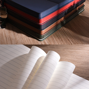 Source Factory Office A5 100 Hojas Cubierta de cuero de tapa blanda Diario Papelería Diario Cuaderno con personalizado - Product Image 2