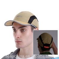 Impermeabile e Leggero Peso 5 Pannello LED Da Corsa Cappello della Protezione di Sport