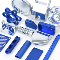 Jual obral aluminium warna anodisasi 6061 6063 7077 2024 CNC penggilingan mesin putar bagian dengan lapisan akhir permukaan anodisasi