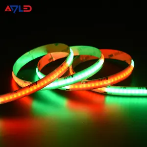 Smart Programmable RGBIC COB Led Rope Light 630 puces 12mm DC24V Commercial Dream Full Color Addressable RGB COB Led St