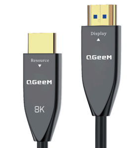 QGeeM H DMI Fibre Optique 2.1 8K 60Hz 4K 144Hz 48Gbps AOC prend en charge 8K HDR 4K TV Projecteur Haut-parleur RTX5080/5090 <span class=keywords><strong>PS5</strong></span>/Xbox - Product Image 1