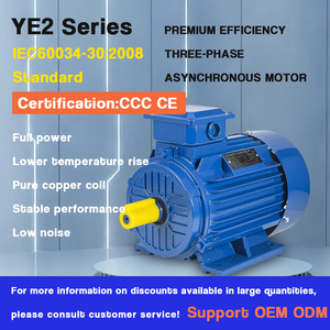 มอเตอร์ไฟฟ้ากระแสสลับ YE2 IE2 37 กิโลวัตต์ 50 แรงม้า 2800 รอบต่อนาที สามเฟส ราคาประหยัด แบบไร้แปรงถ่าน แรงบิดสูง ทองแดงแท้ 100% - Product Image 2
