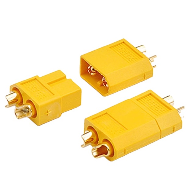 High Current XT60 Metal Connector 30-60A Amass Original Gold Plated Male Female Plug for RC  Lipo Battery FPV Drone Accessories
