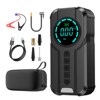 Pompe à air pour voiture, gonfleur de pneus haute pression, démarreur d'urgence tout-en-un 12V, pompe à air pour voiture, camion, moto, SUV
