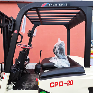 新设计快速充电2吨锂电叉车两段式升降杆CE认证适用于不间断多班生产线 - Product Image 5