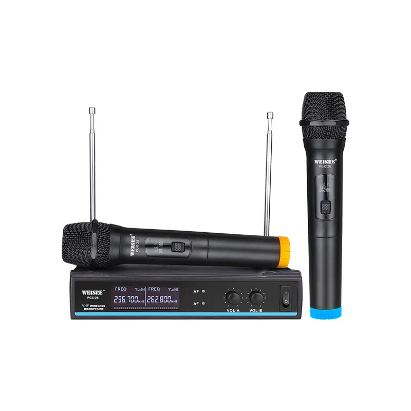 portable Wireless Communication and handheld headset mics Style vhf professional wireless microphone system