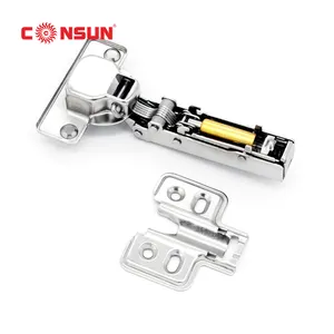 CONSUN furniture fittings clip on soft close hydraulic furniture concealed cabinet door hinge