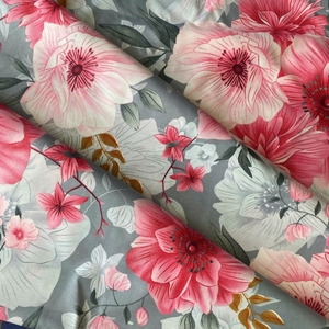 Sábana de alta calidad con estampado Nano, tela de microfibra de poliéster 100%, tela de cama con estampado de flores - Product Image 3