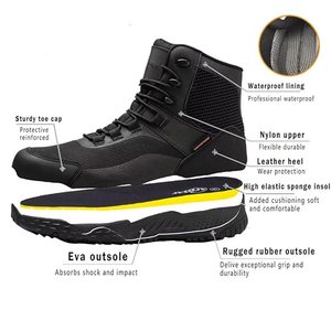 Botas Tácticas de 6 Pulgadas, Ligeras y Transpirables, Botas de Trabajo, <span class=keywords><strong>Zapatos</strong></span> para Senderismo, Selva y Desierto - Product Image 2