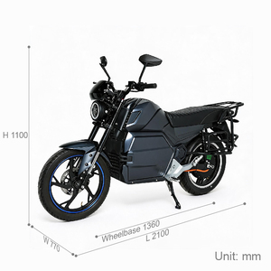 Motocicleta Inteligente Africana de 72V con Gran Autonomía (250KM) y Potencia de 4000W - Product Image 3