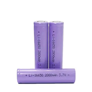 Wiederauf ladbare Lithium-Ionen-Batterie zelle 3,7 V 2000mAh 1600mAh 1800mAh 16600 17650 für Blitzlicht-LED