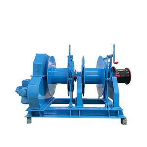 เครื่องกว้านกลองคู่สำหรับเรืออะไหล่เรือไฮดรอลิกไฟฟ้าแบบเฟืองเดี่ยว - Product Image 4