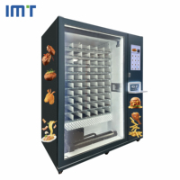 Distributeur automatique d'aliments chauds pour fast-food avec chauffage automatique Distributeur automatique d'aliments chauds pour boîte à lunch avec écran tactile