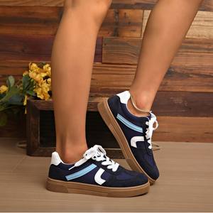 Женские летние повседневные кроссовки 2025 года: трендовый немецкий дизайн, верх из полиуретана, сетчатая подкладка, резиновая подошва - Product Image 2