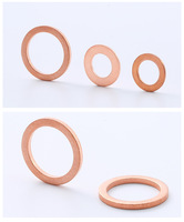 FM GBR Imperial Carbon Steel Combination Washer with Automatic Centering for G1/8 G1/4 G3/8 G1/2 G3/4 Screw Sizes