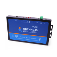 Passerelle Modbus RTU USR-N540 4 ports RS232 RS485 RS422 vers Ethernet RJ45, Serveurs de périphériques série, SSL/TLS MQTT, 5-36V, Garantie 2 ans