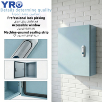 Boîtier de distribution métallique YRO en stock, boîtier électrique vide IP65, personnalisation industrielle, boîte de jonction étanche pour extérieur