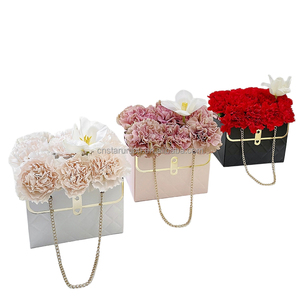Cajas de <span class=keywords><strong>Regalo</strong></span> Rectangulares para Bodas con MOQ Bajo, Bolsas de Papel para Floristería, Cajas de Cartón para Flores de San Valentín y <span class=keywords><strong>Cumpleaños</strong></span> - Product Image 5