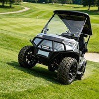 Lüks Elektrikli Golf Arabası LS2044A 4 Kişilik Lityum Bataryalı Golf Arabası Ayarlanabilir Direksiyon Mili Alüminyum Şasi
