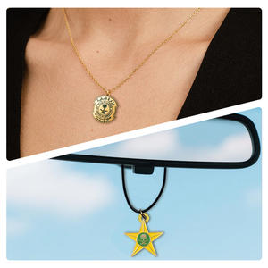 Stock saudita símbolo nacional colgante collar palmera emblema encanto <span class=keywords><strong>3D</strong></span> Oriente Medio regalo Cultural recuerdo mercancía al por mayor - Product Image 5