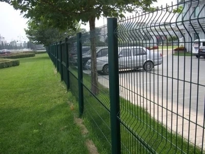 3d 2.0mm Curved Metal Fence Custom Outdoor Restaurant Ornaments