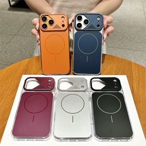 เคสโทรศัพท์มือถือแบบเปลี่ยนเลนส์สีดั้งเดิมสำหรับ iPhone 18 17 16 15 Pro Max  วัสดุ PC แข็งแบบด้าน ฝาหลังแม่เหล็ก - Product Image 1