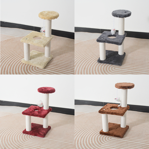 Tour à gratter pour chat de luxe à 3 niveaux avec sisal confortable, personnalisable, du fabricant - Product Image 2