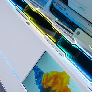 Écran AC-02 <span class=keywords><strong>Jungle</strong></span> Leopard 5.5 pouces HD verre incurvé Gaming Sea View Room Fish Tank Case Fan Metal Side Transparent Stock - Product Image 4