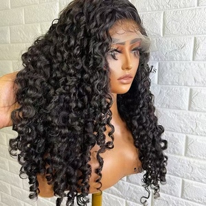 Perruque Ondulée Bouclée Profonde Raw 13x6 Sans Colle Full HD Lace Front Naturel Cheveux Humains Vierges Brésiliens Frontal Indiens - Product Image 1