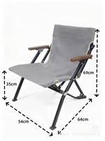 Chaise pliante de camping en alliage d'aluminium, réglable, tissu simili toile 2400D, style glamping, pour randonnée et pêche